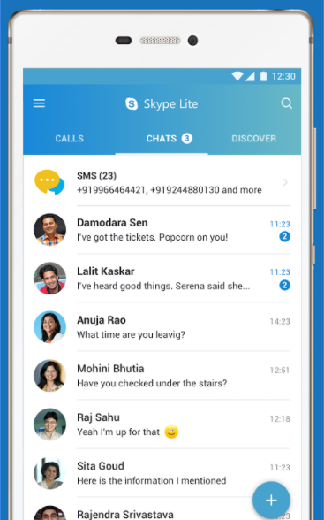 Skype Lite Android